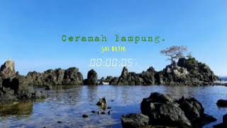 Ceramah lucu lampung.story.