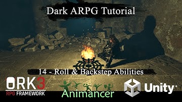 Dark ARPG ORKFramework3 - 14 Roll & Backstep Abilities