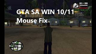 GTA San Andreas Mouse Not Working in Win 11/10 Fix.