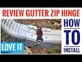 Review zip hinge gutter downspout extension hinge how to install i love it