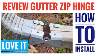 REVIEW Zip Hinge Gutter Downspout Extension Hinge HOW TO INSTALL I Love It!