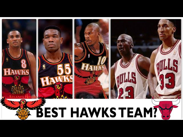 1997 THROWBACK - HAWKS vs BULLS - Mutombo, Smith, Blaylock vs