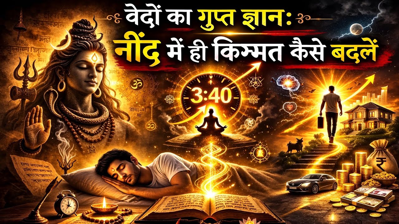 वेदों का गुप्त ज्ञान: सोते सोते कैसे बदलें अपनी किस्मत! | Ancient Vedic Formula