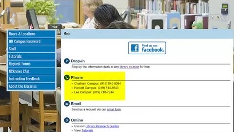 CCCC Library Webpage Tutorial (2015)
