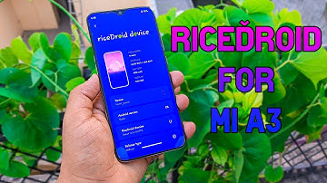 riceDroid  for Mi A3 Best Rom ?
