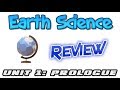 Earth Science Prolog Unit Quiz