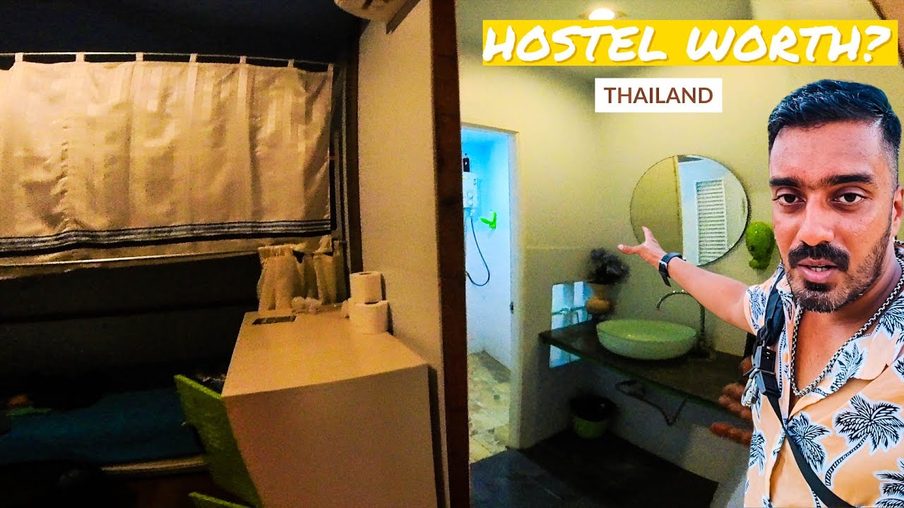 PRICE Of HOSTEL In Thailand👀🏨 worth staying??