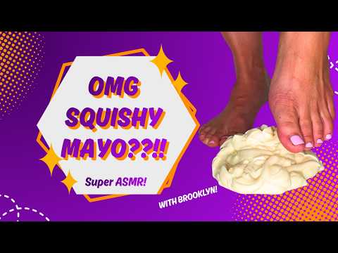 Satisfying Mayo Squish! 🤍 Ultimate Creamy ASMR