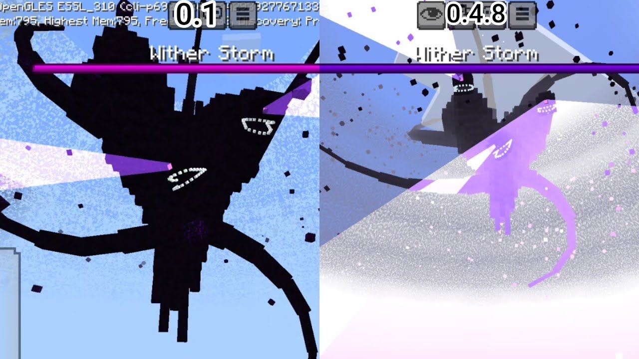 CWS BP 0.1 VS CWS BP 0.4.8 |MINECRAFT |VIDEOS 