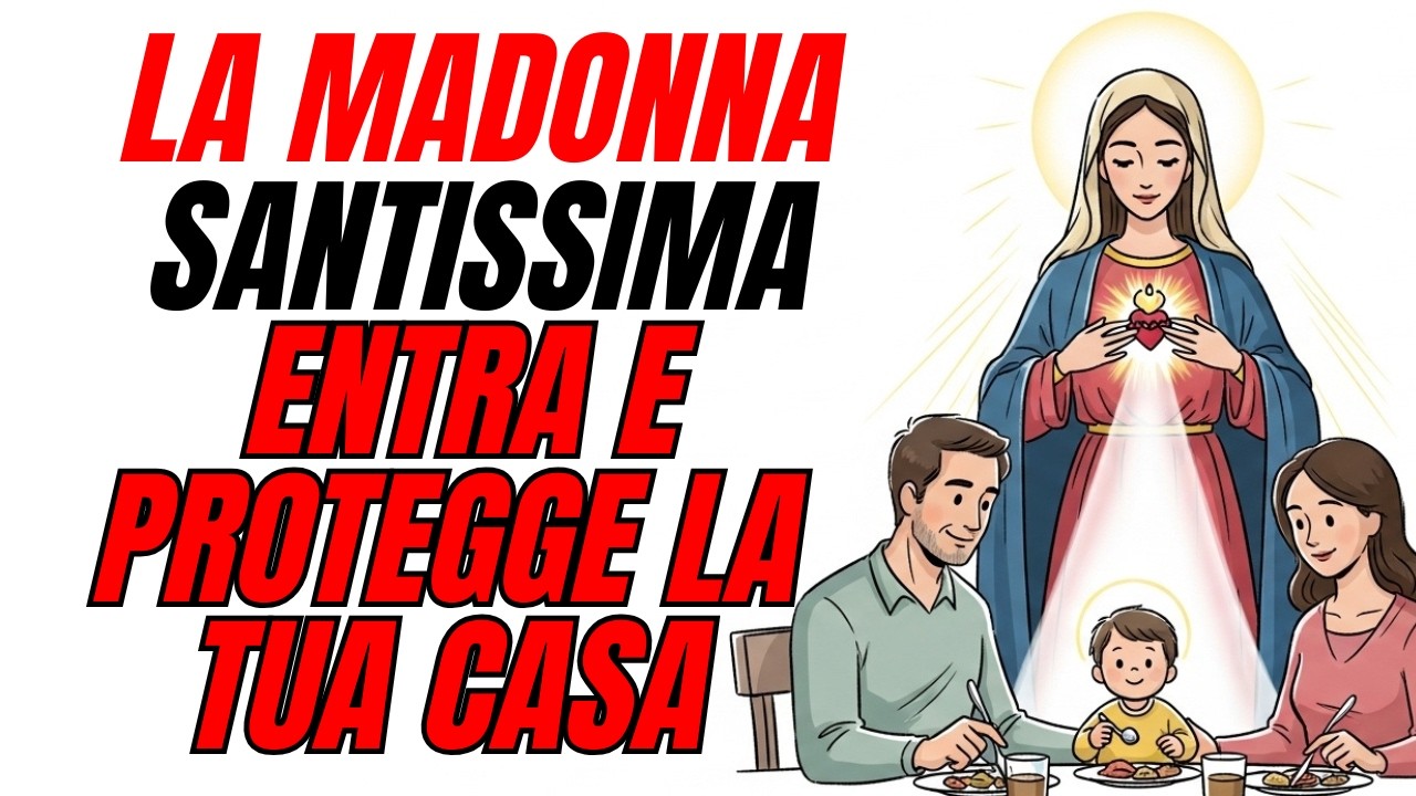 Quando questa melodia suona… la Madonna Santissima entra e protegge la tua casa