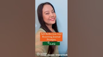 Self reflection and resetting journal prompt 🧡￼