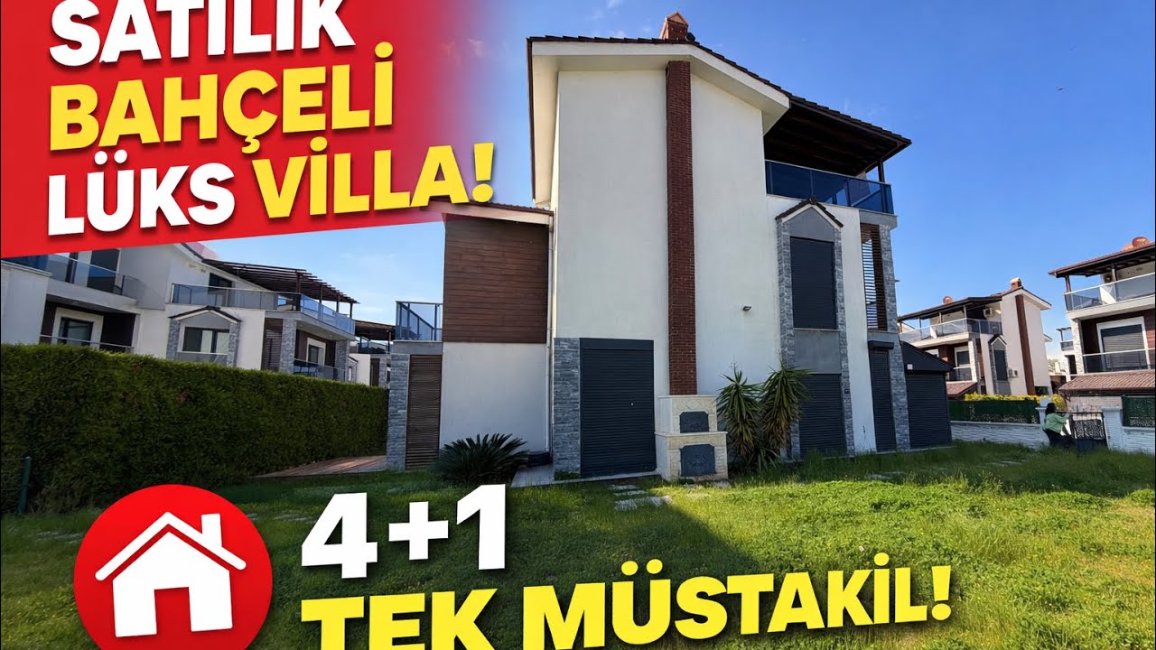 KUŞADASI SAHİLE 600 METRE YAKINLIKTA TEK MÜSTAKİL VİLLA 
