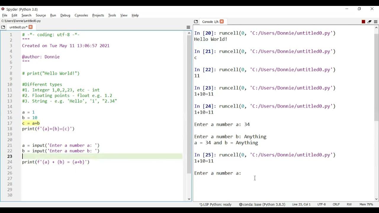 Lesson 2 Python Sequential Flow - YouTube