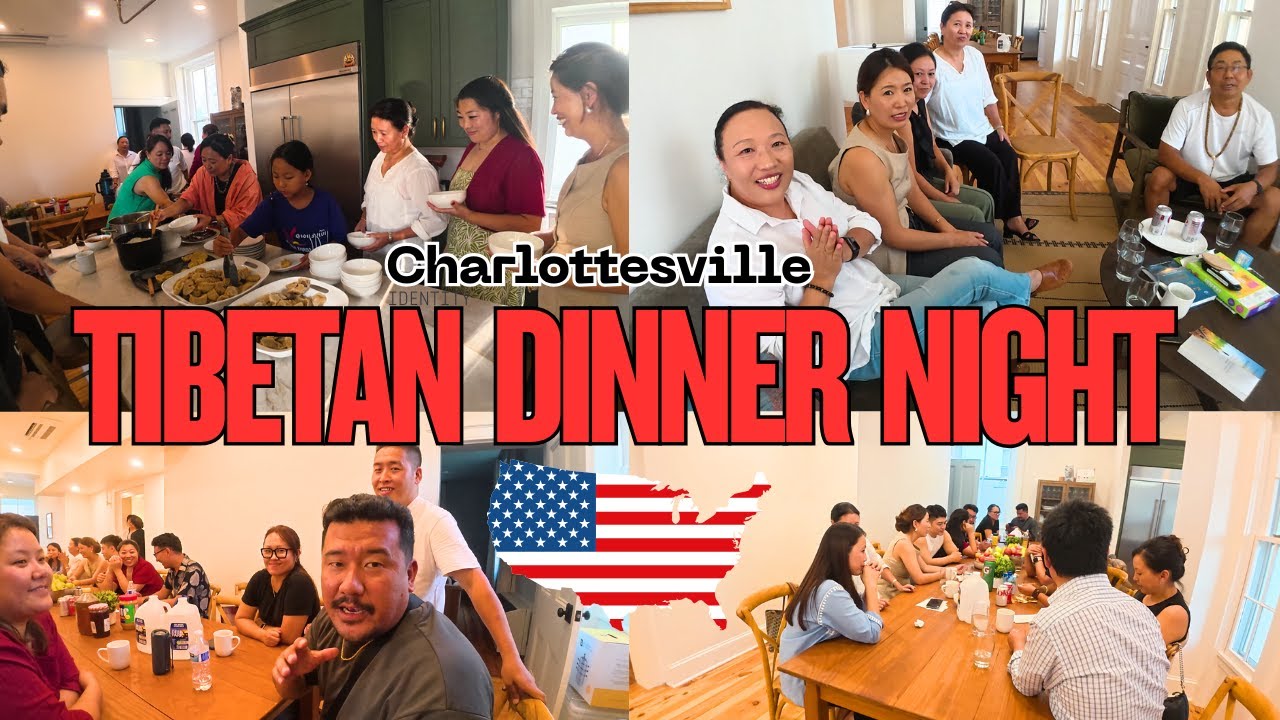 SPECIAL DINNER NIGHT WITH TIBETAN || DINNER PARTY || USA VLOG || TIBETAN VLOGGER 2025