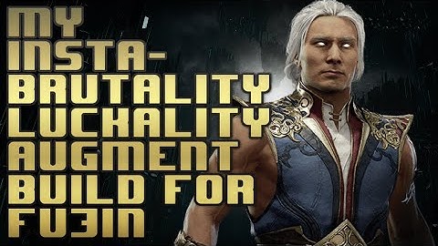 My insta-brutality luckality augment build for Fujin, flawless victories MK11 augment build
