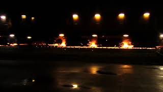The Train From HELL: Loram Rail Grinder at Night