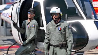 POLICE NATIONALE #27 - PILOTE D'HÉLICOPTÈRE - LSPDFR GTA 5 MODS screenshot 1