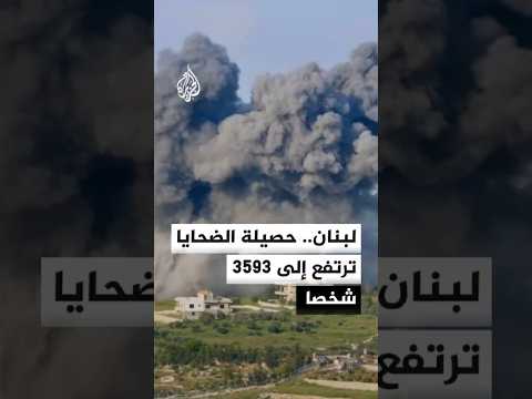 سلسلة غارات إسرائيلية على مناطق عدة في لبنان وحصيلة الضحايا ترتفع إلى 3593 شخصا