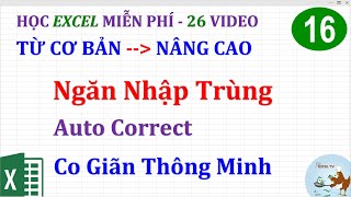 Excel cơ bản đến nâng cao cho người mới bắt đầu | Bài 16 Các thủ thuật Excel hay (3 of 4)
