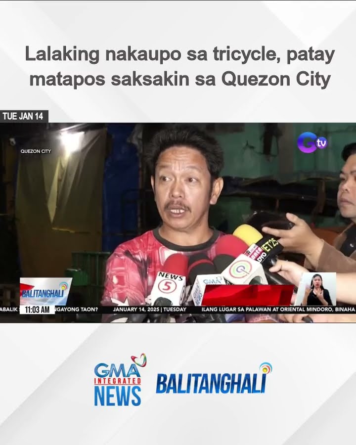 Lalaking nakaupo sa tricycle, patay matapos saksakin sa Quezon City | Balitanghali