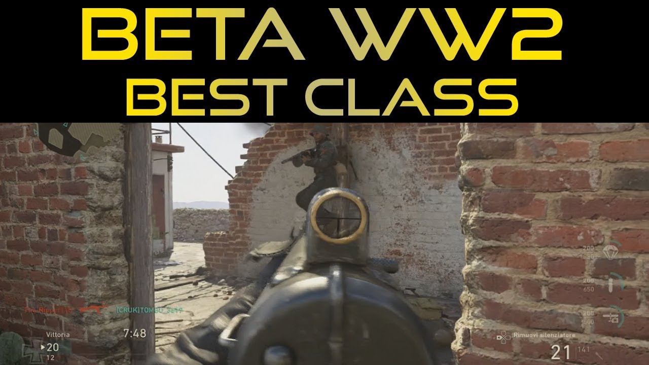 LA CLASSE E L'ARMA PIU' FORTE - COD WWII [WW2 BETA GAMEPLAY ITA] - YouTube