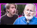 Jongen gaat los over Frans Timmermans