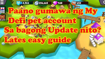 EASY FOR NEWBIE HOW TO CREATE MY DEFI PET ACCOUNT