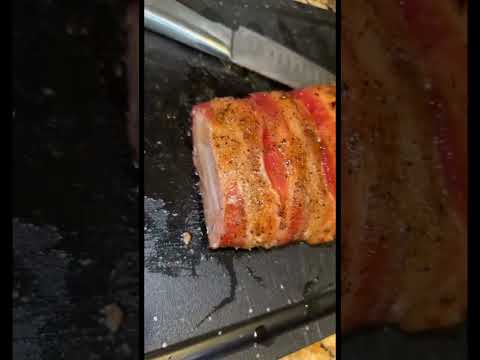 Bacon wrapped tenderloin