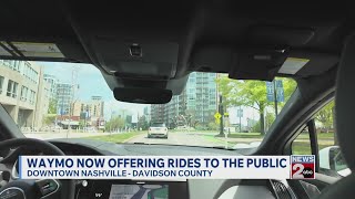 Waymo now offering rides in Nashville