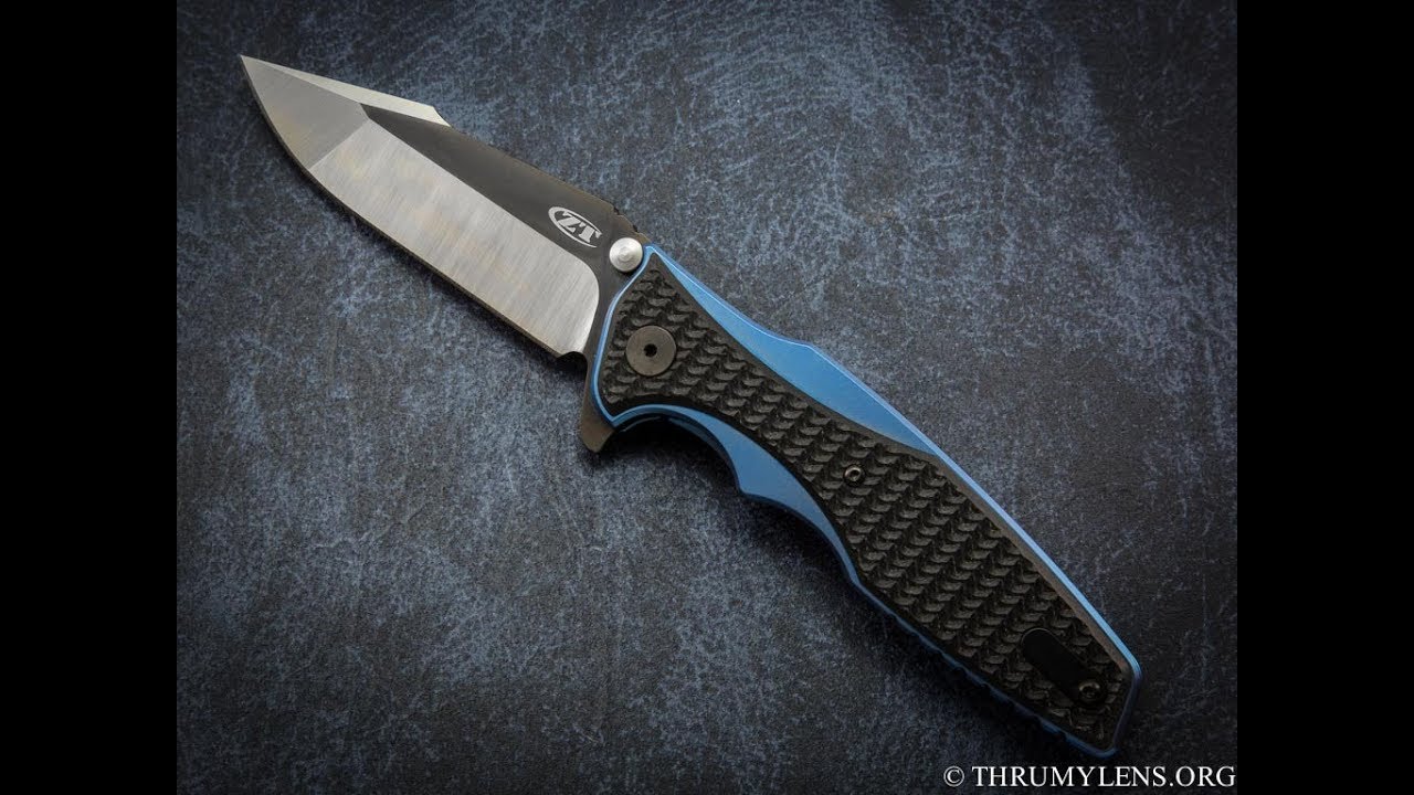 eko　0710 Zero Tolerance Hinderer 0393 Frame Lock Knife Black G-10