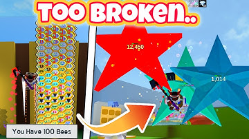 I Got 100 Bees in Bee Swarm Simulator and literally broke the game..