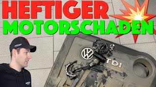 VW Motor explodiert auf A2 ! Wir gucken woran es lag !