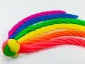 Play Doh Rainbow Licorice|How To Make Twizzlers Rainbow Licorice