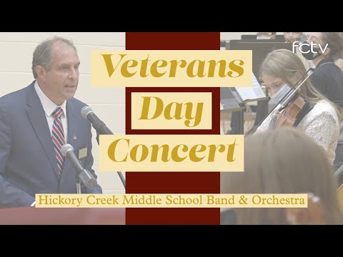 Hickory Creek Middle School Veterans Day Concert 2021