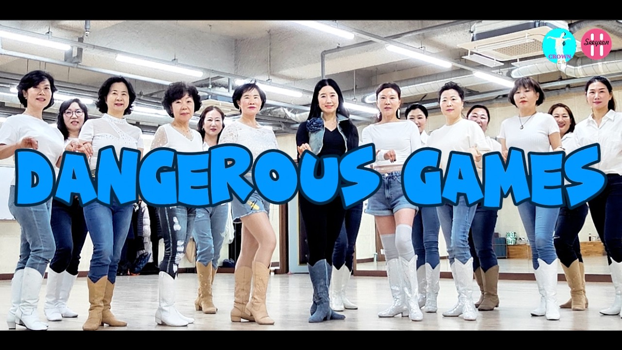 [LDCK 금요영상반 05] Dangerous Games | 한시연라인댄스 | 라인댄스크라운코리아협회