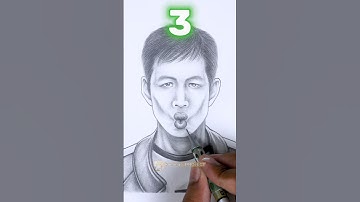 Which one you like for Seong Gi-hun 😝 #shorts #drawing #squidgame