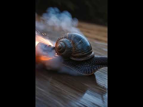     حلزون توربویی که قانون فیزیک رو شکست