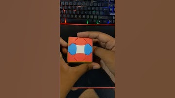 GOW TO MAKE LAOS  FLAG ON RUBICS CUBE #youtubeshorts #shortsvideo