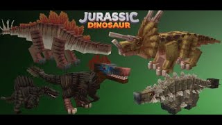Novos dinossauros adicionados no Minecraft (Jurassic Odissey Addon)