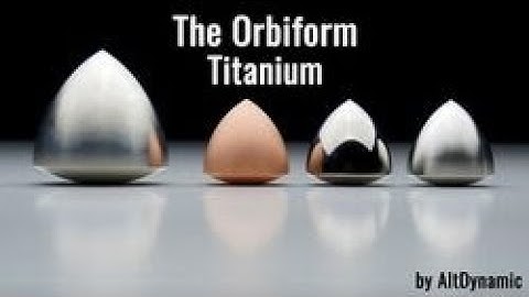 Titanium Orbiform & Orbiform Mini A Solid Of Constant Width - What Is Solids Of Constant Width?