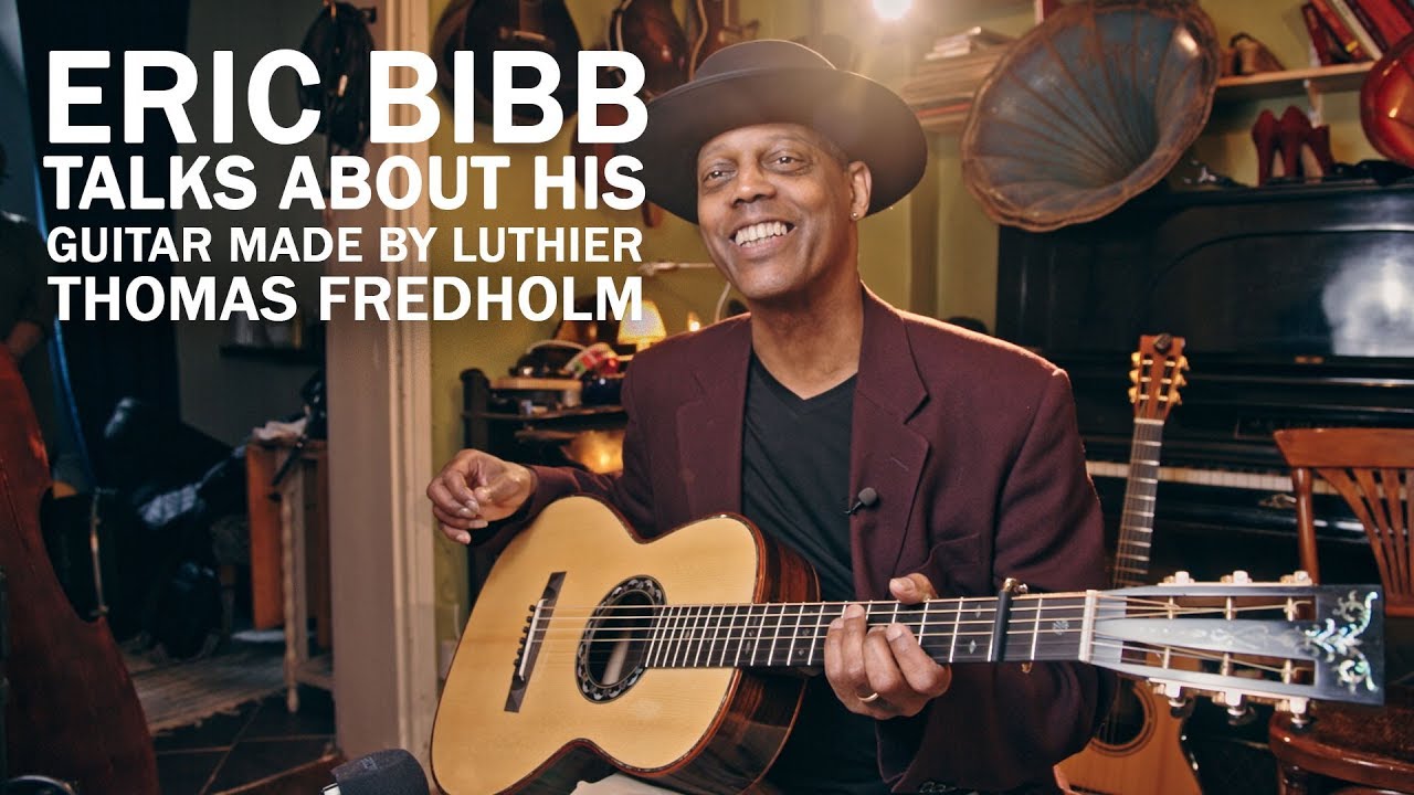 Eric Bibb talks about his Fredholm guitar