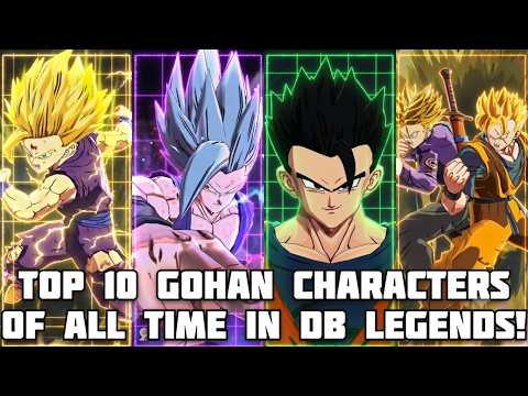 Top10 Gohan Characters Of All Time In Dragon Ball Legends