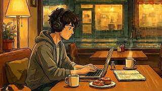 Rainy Night at the Cafe 🌧️ Relaxing Lofi Beats to Study/Work