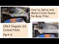 How to splice and join  body panels  diy auto restoration