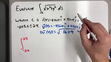 A line integral over a helix