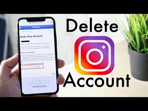 How To Delete Instagram Account iOS / Android! (2020) - YouTube