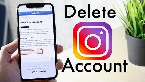 How To Delete Instagram Account iOS / Android! (2020)