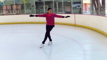 Adult Silver MITF Forward And Backward Free Skate Cross Strokes