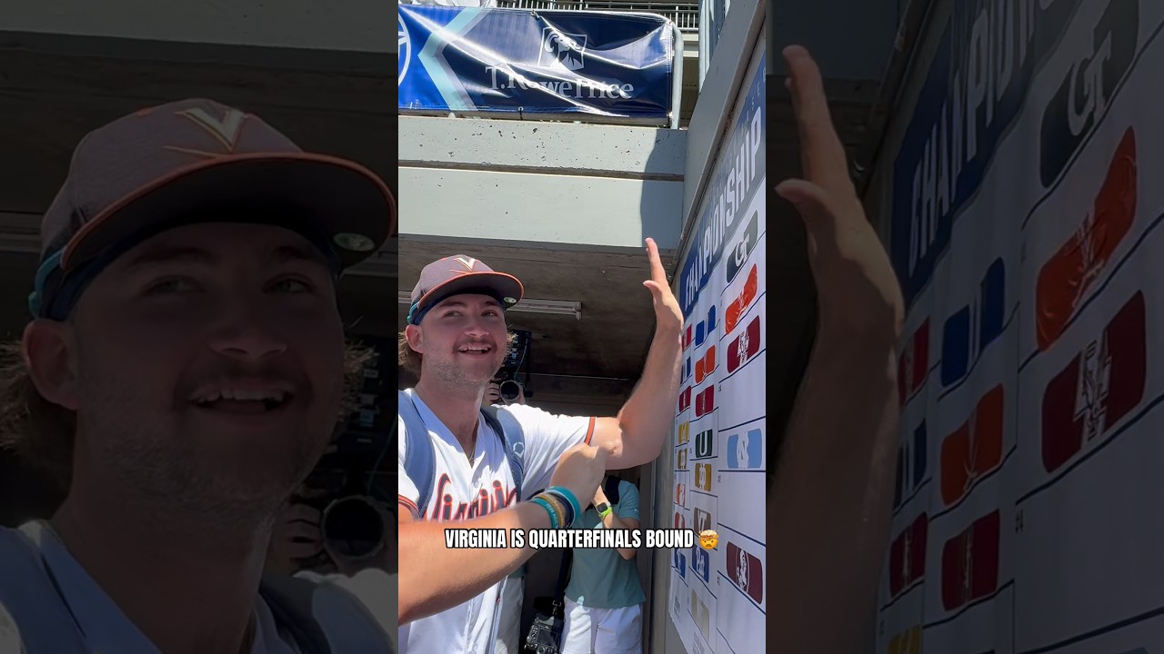 The Hoos are MOVIN’ ON 🗣️ #uva #virginia #baseball #collegebaseball #ncaabaseball #collegesports