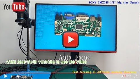 Lapsun 2023 IMX385 V2 HDMI 60FPS WDR Auto Focus Industry Video Microscope Camera with Measurement